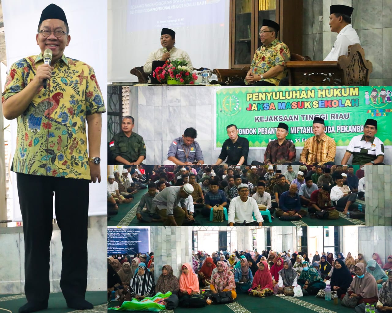 Asintel Kejati Riau Jadi Pembicara Sosialisasi Program Penerangan dan Penyuluhan Hukum Program Jaksa Masuk Pesantren